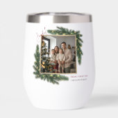 Joyful Christmas Personalized Photo Family Tumbler (Achterkant)