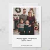 Joyful Christmas PhotoPop Card Feestdagenkaart (Achterkant)