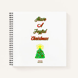 Joyful Christmas Spiral Notitieboek