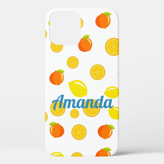 Joyful Citrus: Lemons & Sinaasappels Case-Mate iPhone Case (Achterkant)