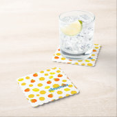 Joyful Citrus: Lemons & Sinaasappels Kartonnen Onderzetters (Insitu)