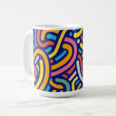 Joyful Color Pattern Mug Koffiemok (Voorkant links)