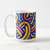 Joyful Color Pattern Mug Koffiemok (Links)
