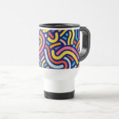 Joyful Color Pattern Mug Reisbeker (Voorkant rechts)