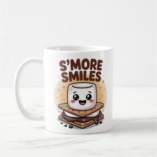 Joyful Cream S'more Cartoon Marshmallow Snack Koffiemok