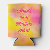 Joyful Custom 30th Verjaardag Foto Blikjeskoeler (Voorkant)