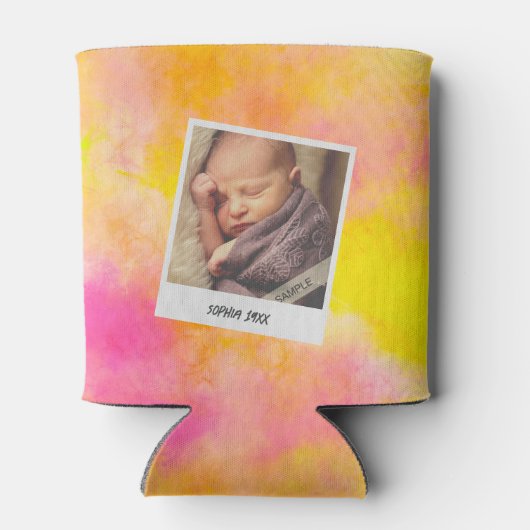 Joyful Custom 30th Verjaardag Foto Blikjeskoeler (Achterkant)