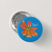 Joyful Daisy Honey Bee Inspirerend Words Ronde Button 3,2 Cm (Voorkant /achterkant)