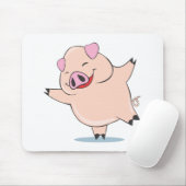Joyful Dancing Pig Muismat (Met muis)