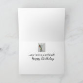 Joyful Daughter Verjaardag Kolibrie Elegant Kaart (Binnen)