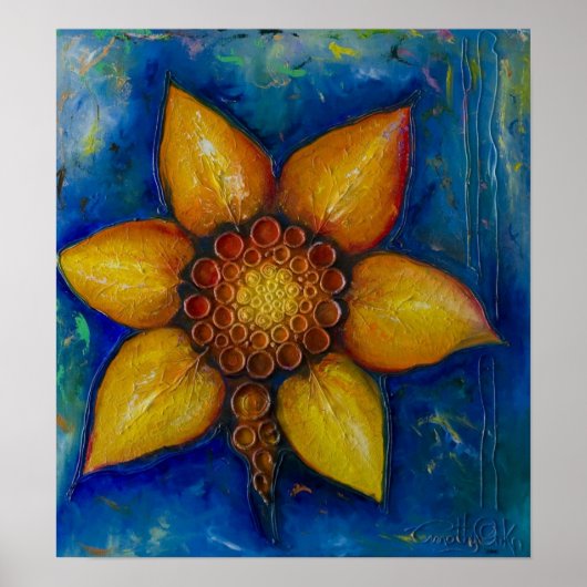 Joyful - de Gemengde Druk van het Canvas van Media Poster (Voorkant)