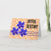 Joyful Destiny Gevouwen Wenskaart Kaart (Voorkant)