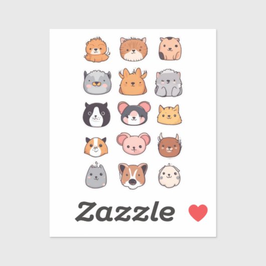 Joyful Dierenmetgezellen Sticker Pack (Vel)