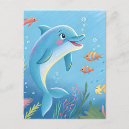 Joyful Dolphin Moments Briefkaart
