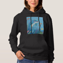 Joyful Dolphin Moments Hoodie