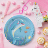Joyful Dolphin Moments Papieren Bordje (Feest)