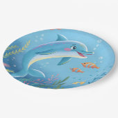 Joyful Dolphin Moments Papieren Bordje (Gekanteld)