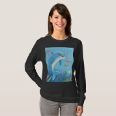 Joyful Dolphin Moments T-shirt (Voorkant volledig)