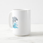 Joyful Dolphin Splash - Mug Koffiemok (Voorkant links)