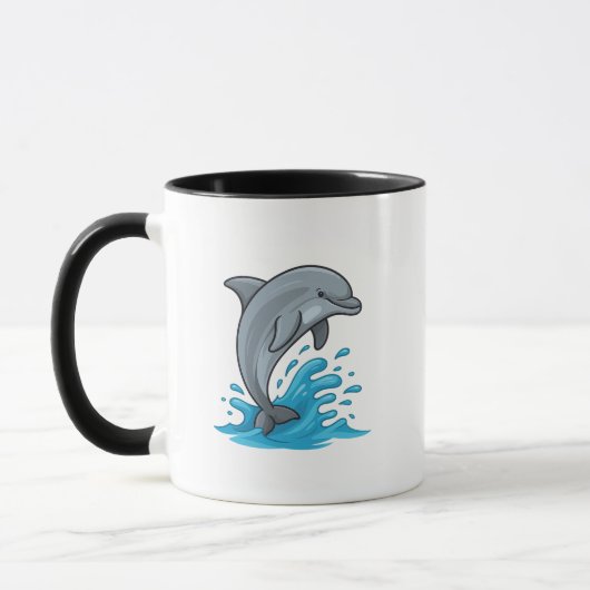 Joyful Dolphin Splash - Mug Mok (Links)