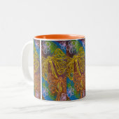 Joyful Dragonfly-Mok Tweekleurige Koffiemok (Voorkant links)