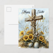 Joyful Easter Blessings Feestdagenkaart (Voorkant / Achterkant)