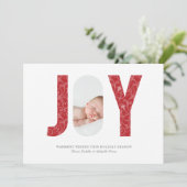 Joyful Elegance Photo Holiday Card Feestdagenkaart (Staand voorkant)