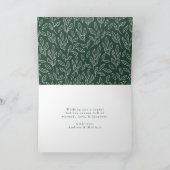 Joyful Elegance Script Foto Vakantie Groet Kaart (Binnen)