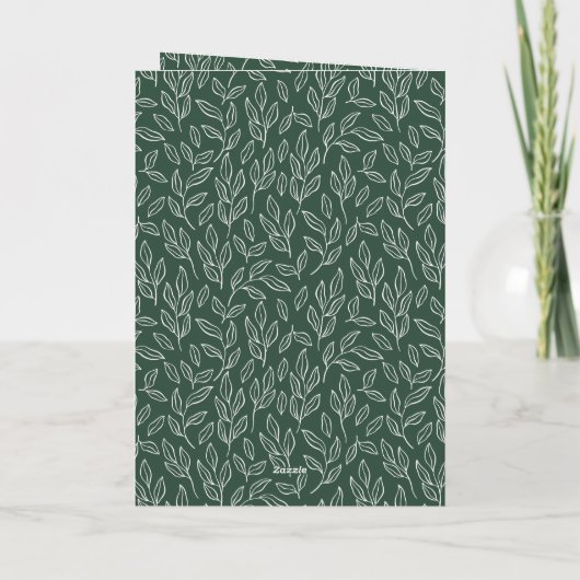 Joyful Elegance Script Photo Holiday Greep Card Feestdagen Kaart (Achterkant)