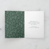 Joyful Elegance Script Photo Holiday Greep Card Feestdagen Kaart (Binnen)