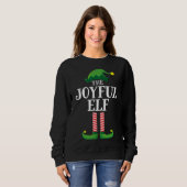 Joyful Elf Matching Family-kerstfeest Trui (Voorkant volledig)