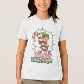 Joyful Elf Tri-Blend Shirt (Voorkant)