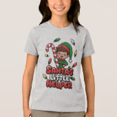 Joyful Elf Tri-Blend Shirt (Voorkant)