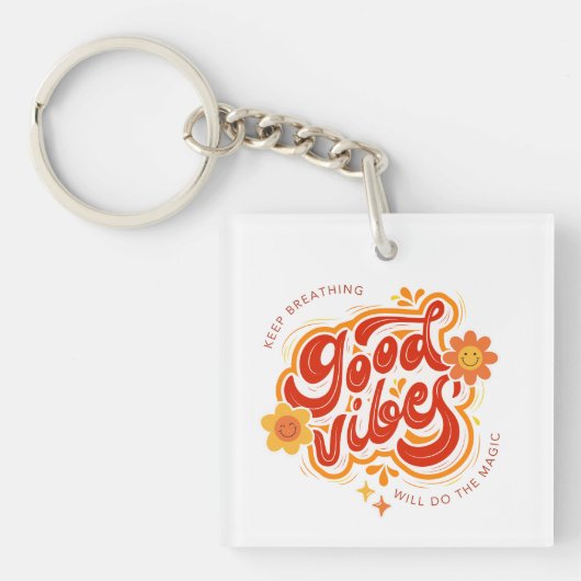 Joyful Essence Trendy Graphic Keychain (voorkant)