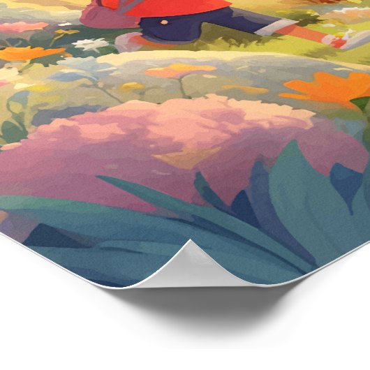 Joyful Explorers - Natuur Adventure Wall Art Poster (Hoek)