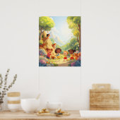 Joyful Explorers - Natuur Adventure Wall Art Poster (Keuken)