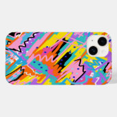 Joyful Expression Abstract Print Case-Mate iPhone Case (Achterkant (horizontaal))