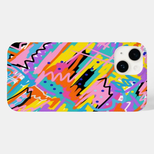 Joyful Expression Abstract Print Case-Mate iPhone Case (Achterkant (horizontaal))