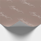 Joyful Fawn Color 9C7F74 inpakpapier (Hoek)