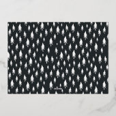 Joyful Five Photo Folie Feestdagenkaart (Achterkant)