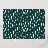 Joyful Five Photo Folie Feestdagenkaart (Achterkant)