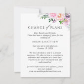 Joyful Floral, verandering van plannen bruiloft Aankondiging (Voorkant)