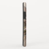Joyful Flower Abstract Beige Brown Floral Fractal Case-Mate iPhone Case (Achterkant/rechts)