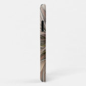 Joyful Flower Abstract Beige Brown Floral Fractal Case-Mate iPhone Case (Achterkant/rechts)
