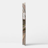 Joyful Flower Abstract Beige Brown Floral Fractal Case-Mate iPhone Case (Achterkant / Rechts)