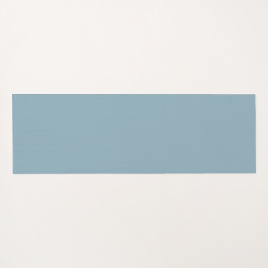 Joyful Flower Abstract Blue Gray Floral Fractal Yogamat (Achterkant (horizontaal))