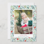 Joyful Foliage | Foto Feestdagenkaart (Voorkant)