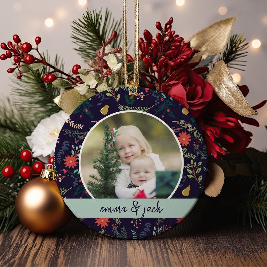 Joyful Foliage-foto Keramisch Ornament