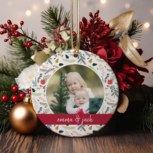 Joyful Foliage-foto Keramisch Ornament