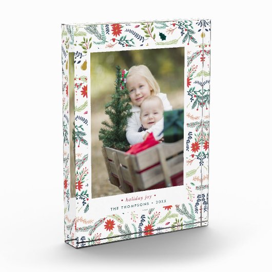 Joyful Foliage Holiday Photo Block Fotoblokken (Links)